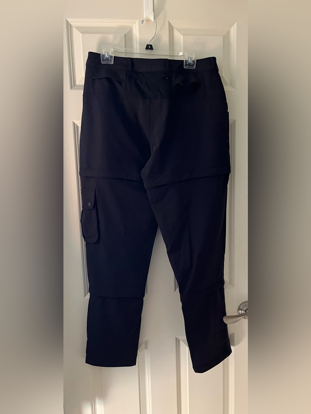 Women’s Outdoor Voices Black RecTrek Zip-Off Pants 3-way convertible shorts L - Picture 6 of 7